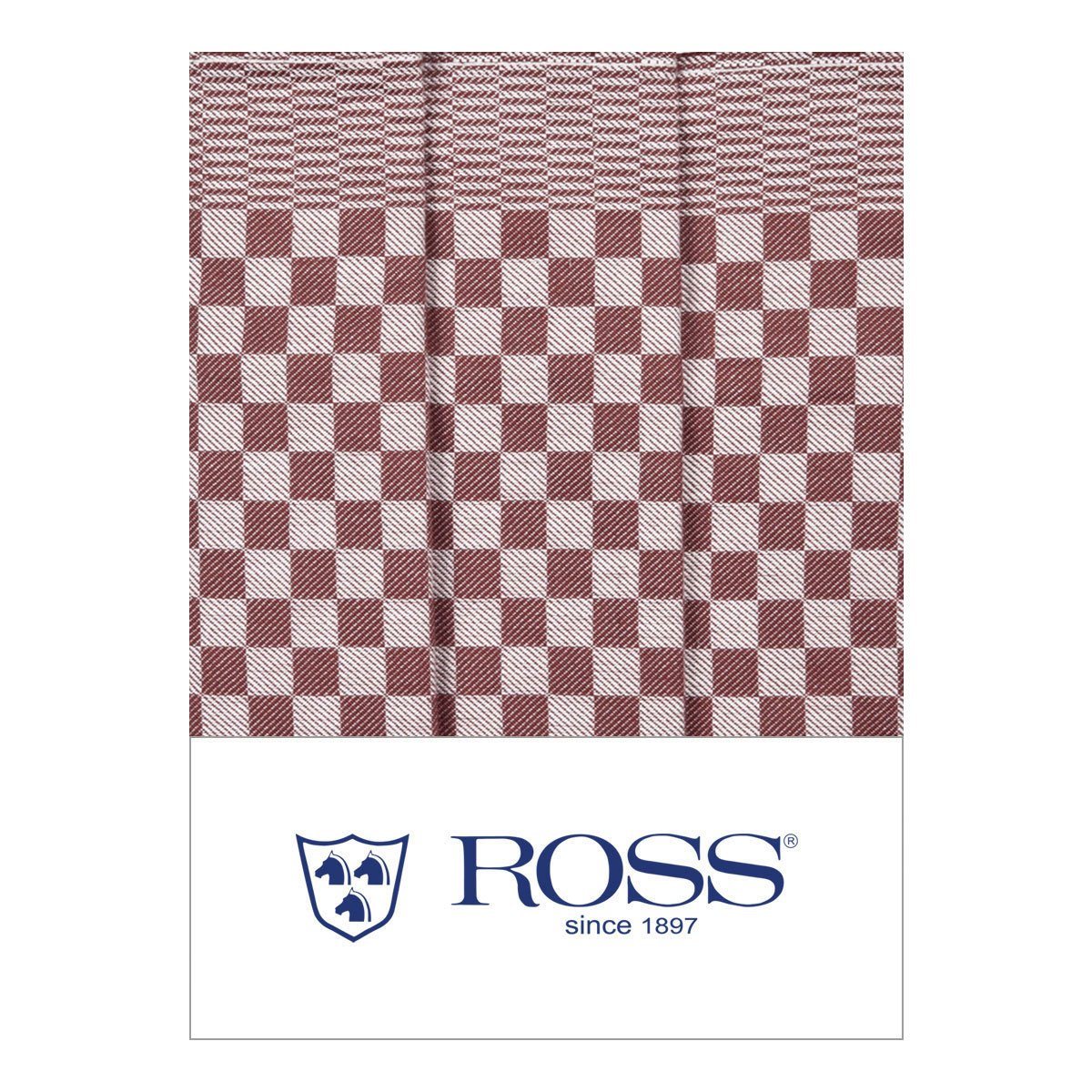 Ross Textilwerke, German Cotton Kitchen Towel, Brown- Placewares