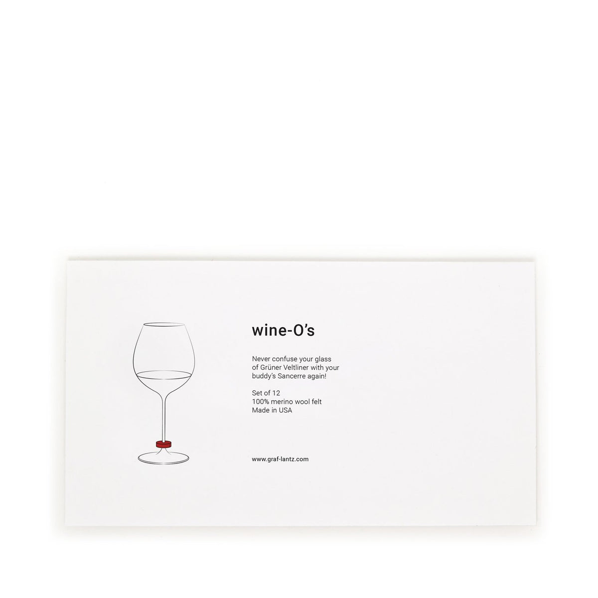 Graf Lantz, German Felt Wine & Drink Markers, - Placewares