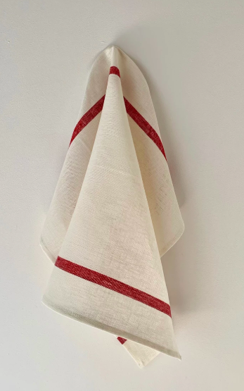 Japanese Thick Linen Kitchen Towels Stripe