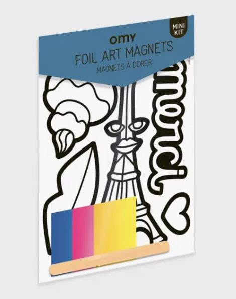 OMY Foil Art Magnet - Paris (Paper & Novelty)