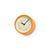 Lemnos, Chiisana Wall and Table Clock, assorted colors, Orange- Placewares
