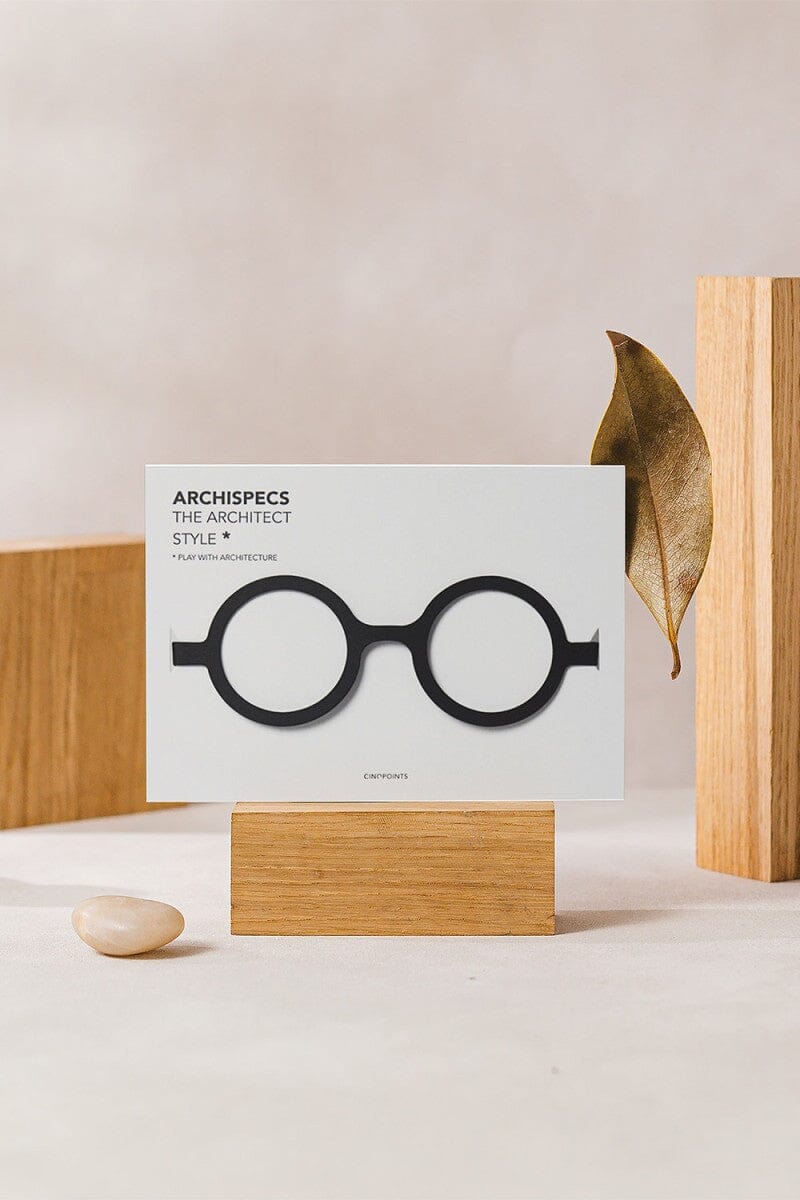 Cinqpoints, Architect Eyeglasses Notecard, One-Size- Placewares