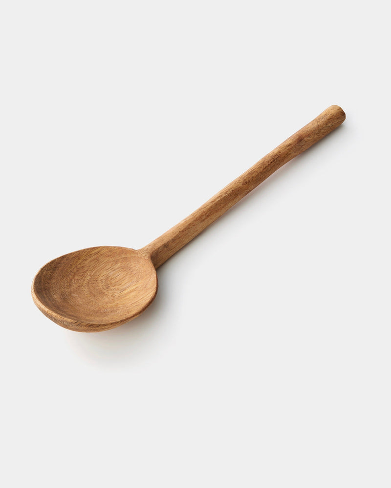Fog Linen, Hand Carved Wood Round Spoons, - Placewares