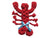 Jax & Bones, Lobster Natural Rope Dog Toy, 9 in- Placewares