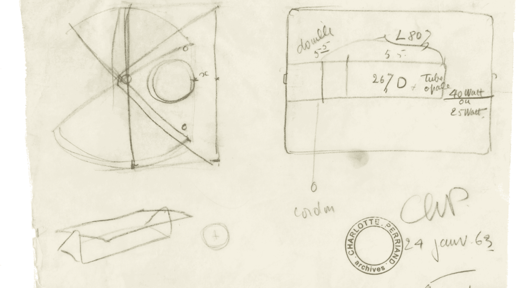 Charlotte Perriand Lighting - Masters Collection - Nemo