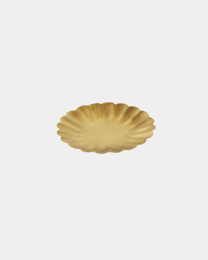 Fog Linen, Handmade Brass Petal Trays, Small- Placewares