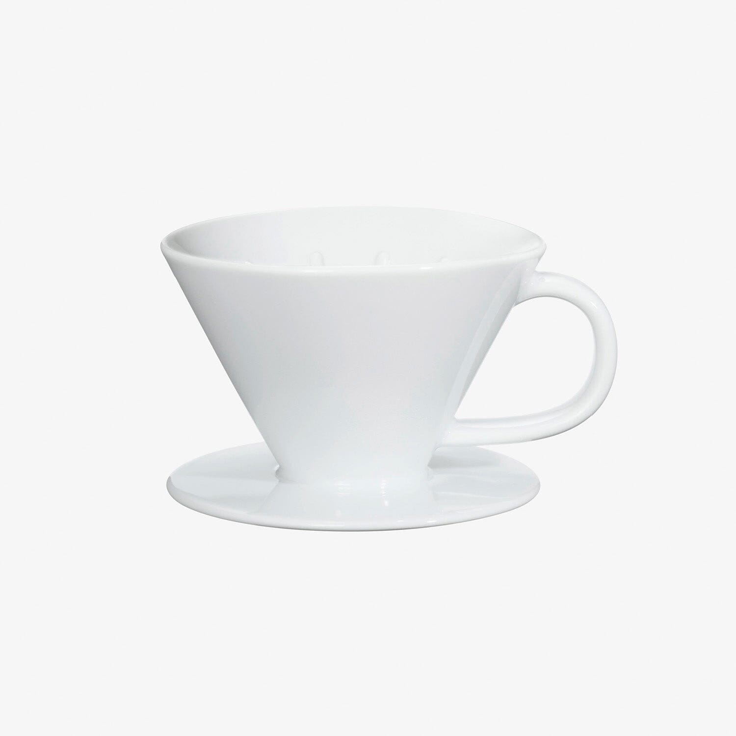 Common, Common White Porcelain Pour Over Coffee Dripper, 34 oz - 4 ¾ ø x 8 x 5 ¼" / White- Placewares