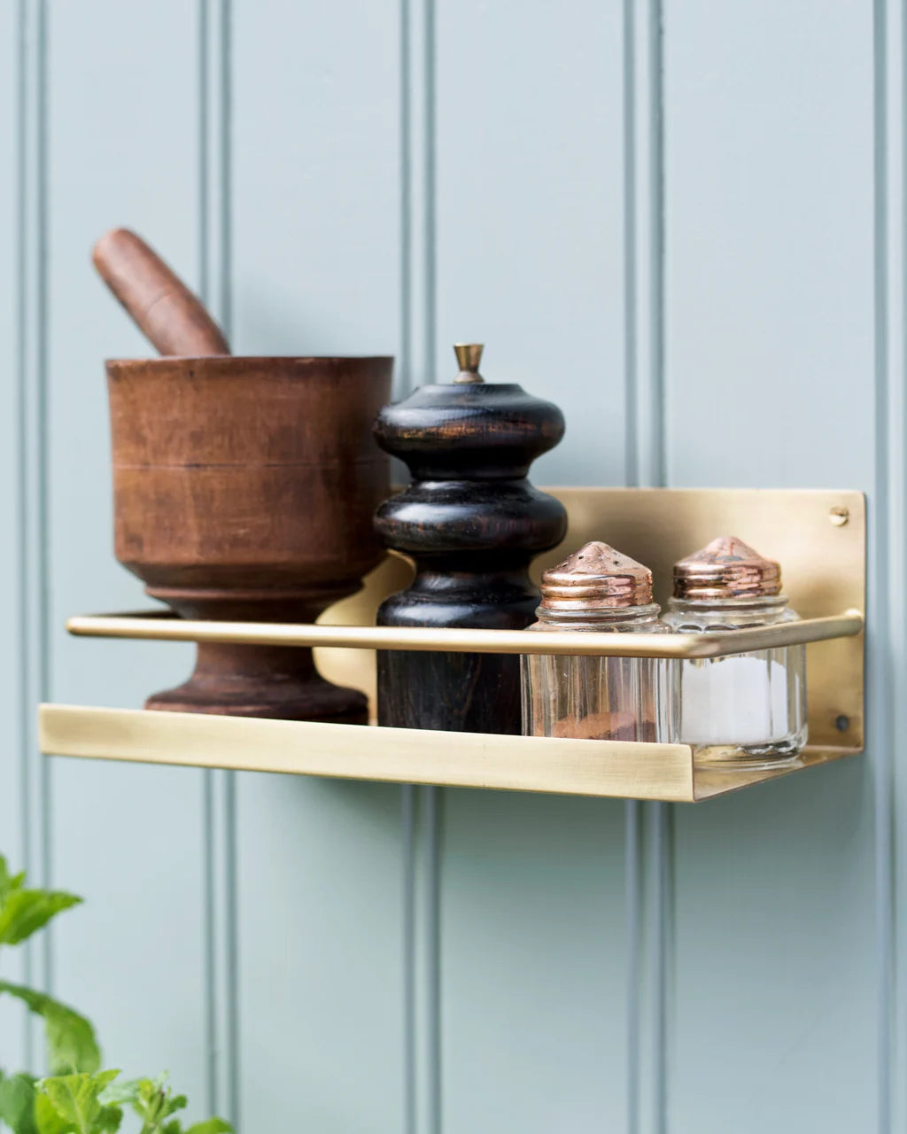 Fog Linen, Handmade Brass Shelf, - Placewares