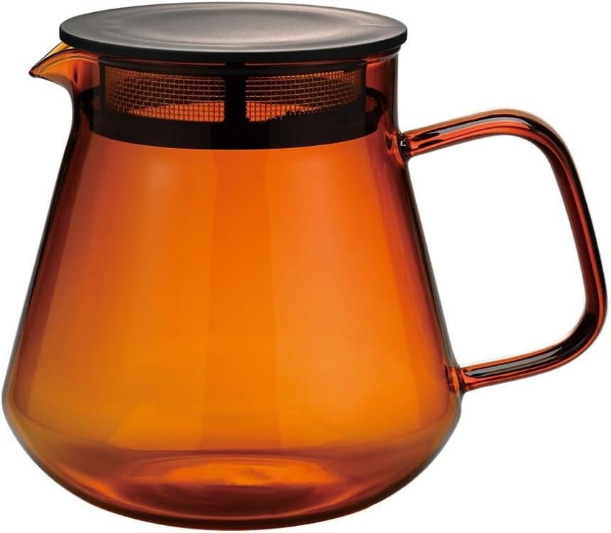 Hario, COLORS Hot Brew Glass Pitchers, Amber- Placewares
