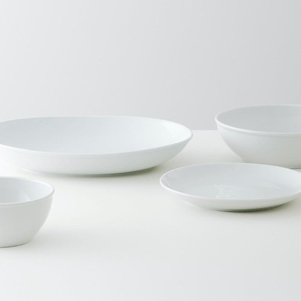 Common, Common White Porcelain Bowls, - Placewares