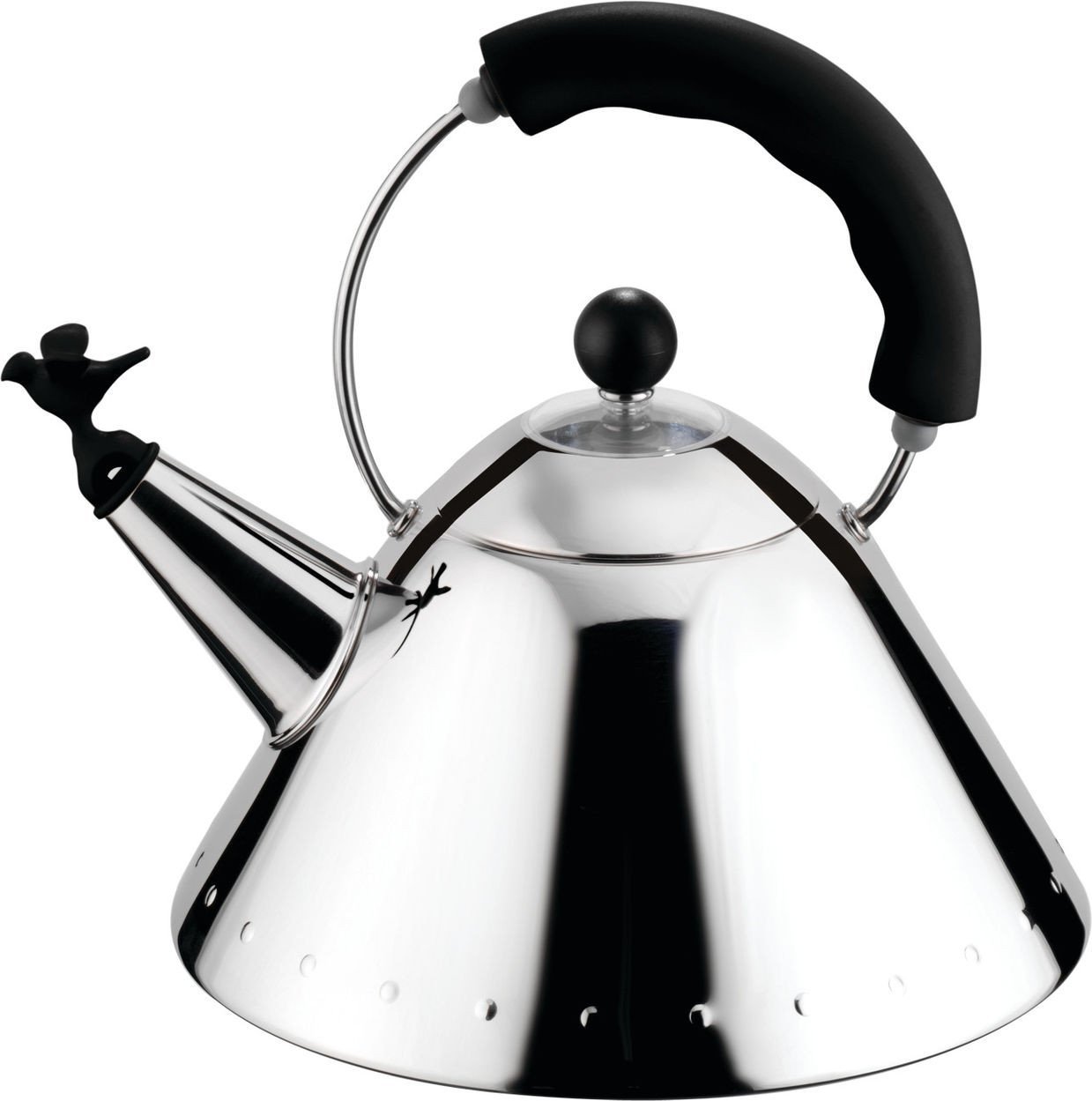 Alessi, 9093 Kettle, Black- Placewares