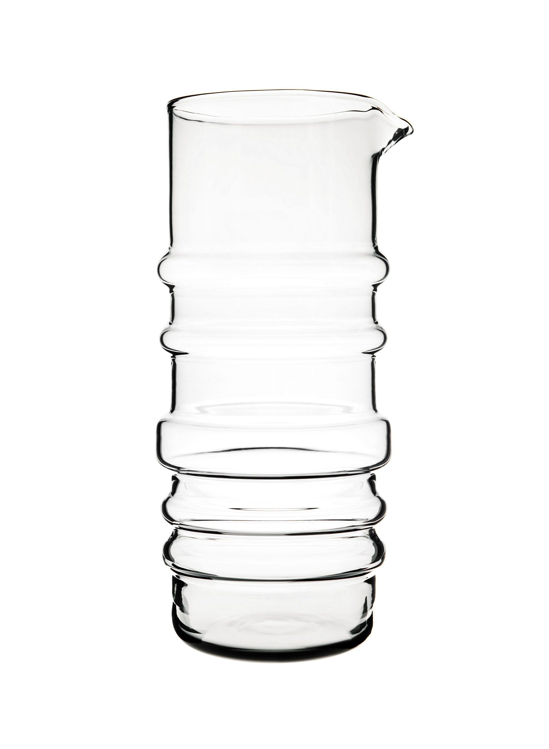 Marimekko, Sukat Makkaralla "Socks Rolled Down" Glass Pitcher, Clear- Placewares