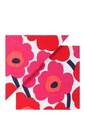 Boston International, Unikko Red Lunch Napkins, - Placewares