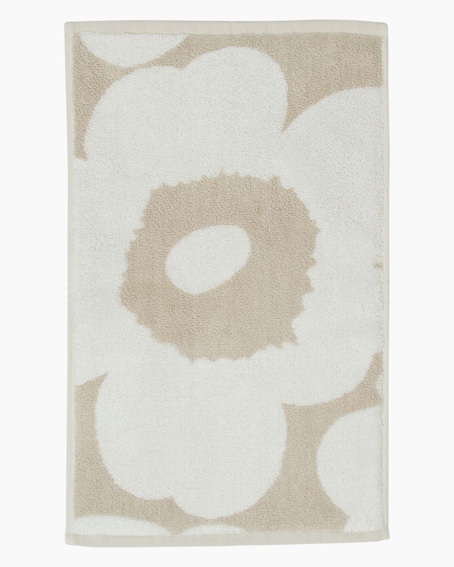 Marimekko, Unikko Guest Towel Beige and White, - Placewares