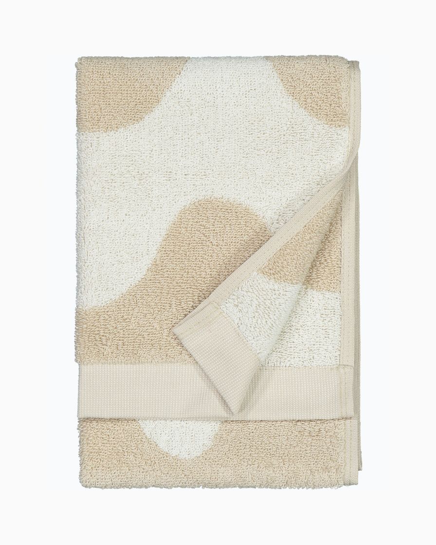 Marimekko, Lokki Guest Towel Beige/White, - Placewares