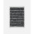 Marimekko, Räsymatto Hand Towel, Black/White- Placewares