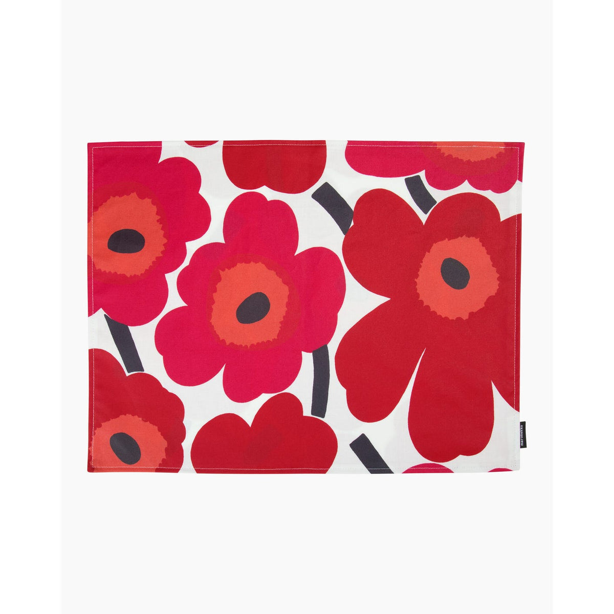 Marimekko, Pieni Unikko Acrylic Coated Placemats, assorted colors, White/Red- Placewares