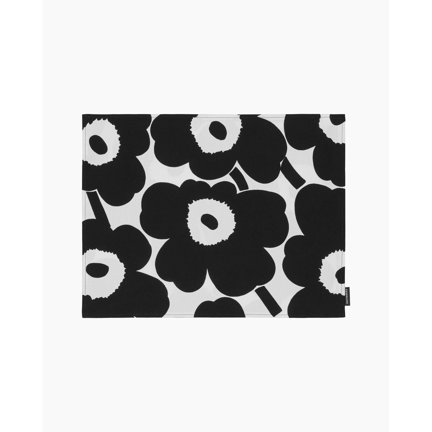 Marimekko, Pieni Unikko Acrylic Coated Placemats, assorted colors, Black/White- Placewares