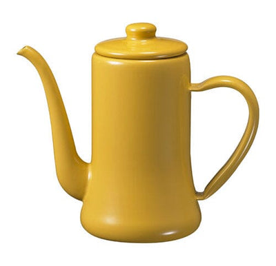 Tsukiusagi-Jirushi, Porcelain Enamel Slow Pour Slimpot Kettles, One Size - 41 oz / Yellow- Placewares