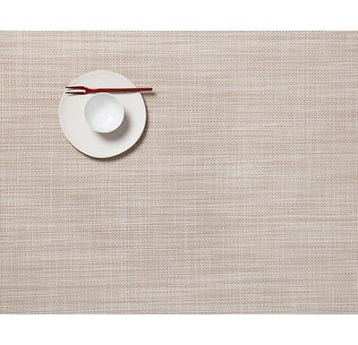 Chilewich, Mini Basketweave Placemat, Rectangle, Parchment- Placewares