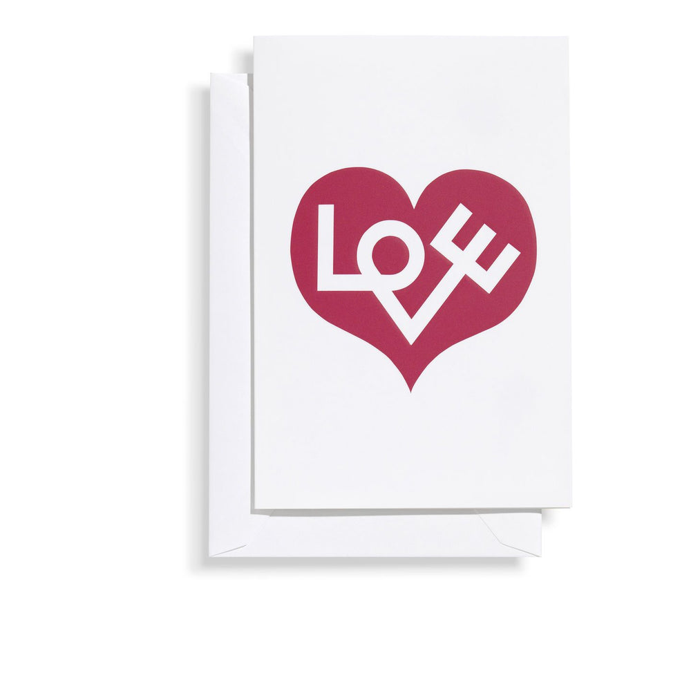 Vitra, Love Heart Greeting Card, - Placewares