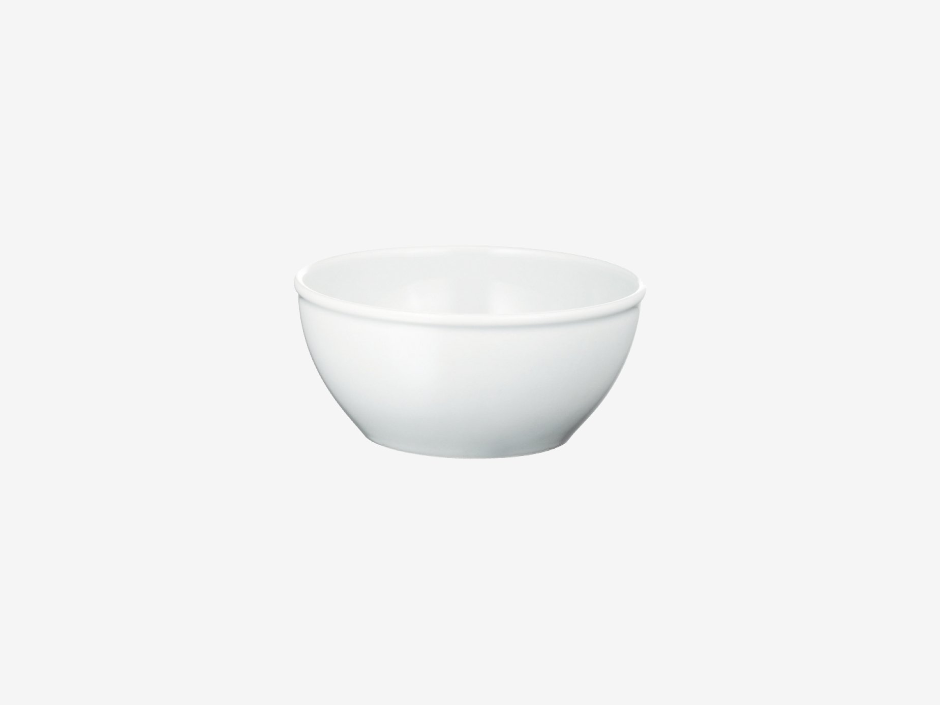 Common, Common White Porcelain Bowls, 4 ¾ ø x 2 ¼" / White- Placewares