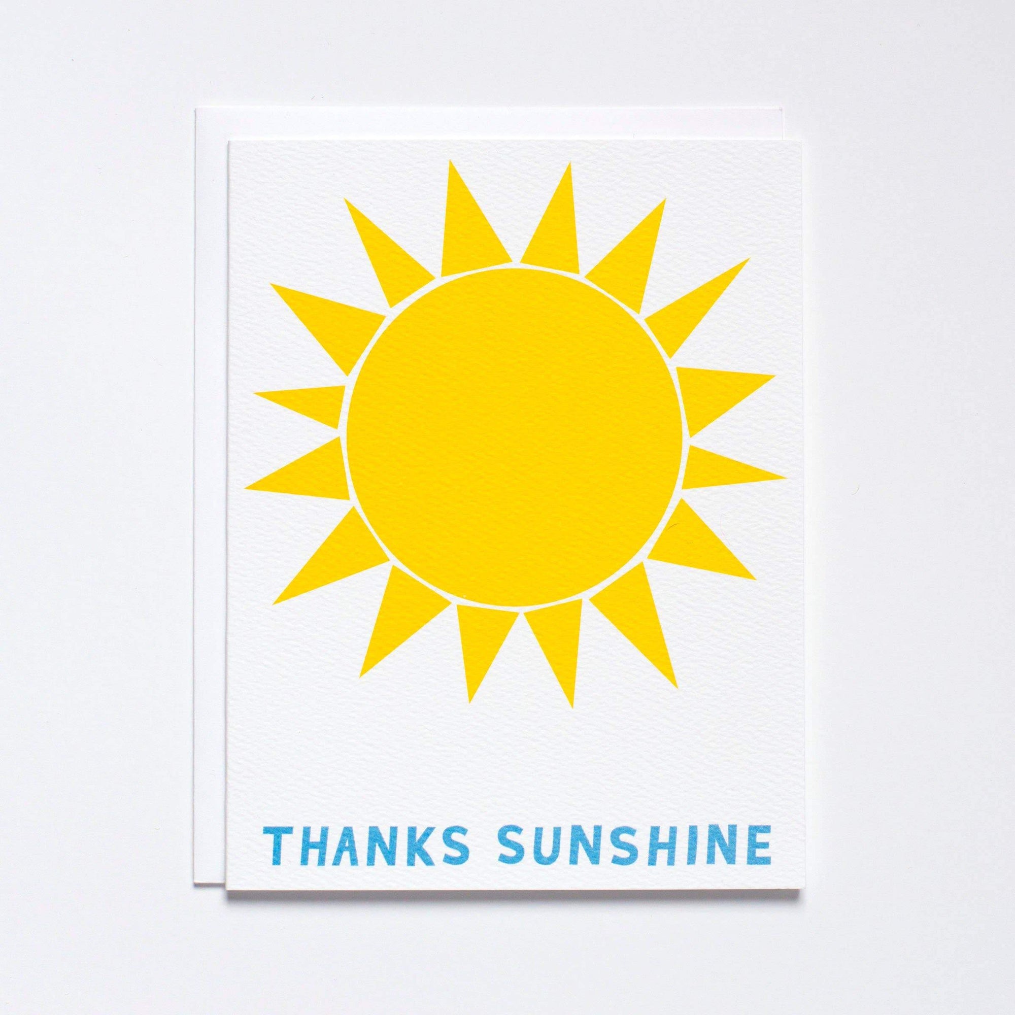 Banquet Workshop, Thanks Sunshine! - Thank You Notecard, - Placewares