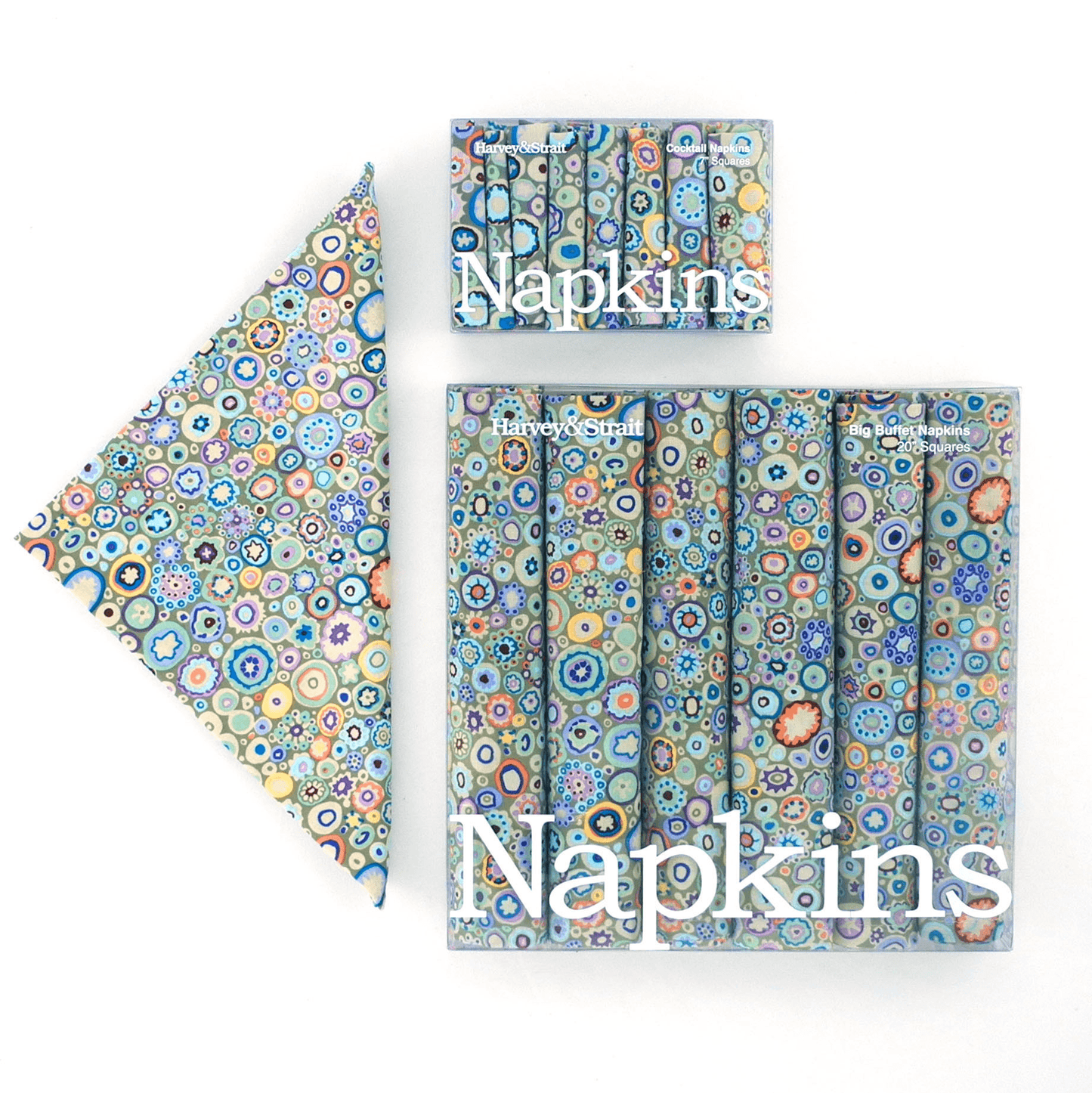Harvey & Strait, Paperweight Cocktail Napkins, Set/8, - Placewares