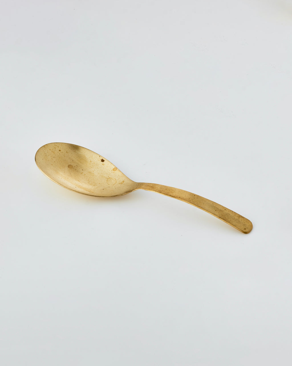 Fog Linen, Handmade Brass Serving Spoon, One Size- Placewares