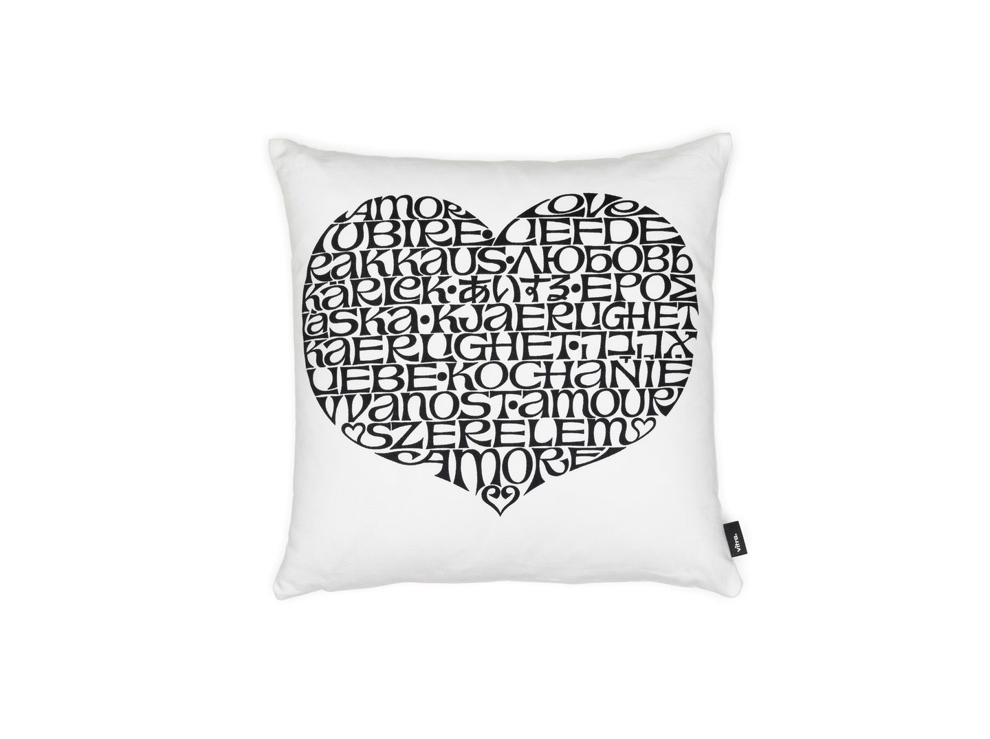 Vitra, International Love Heart Graphic Print Pillow, - Placewares