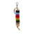 Graf Lantz, Kasane German Felt Key Fob, Rainbow- Placewares