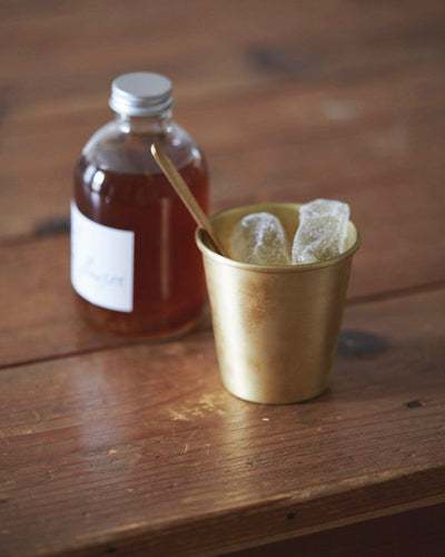 Fog Linen, Handmade Brass Cup, - Placewares