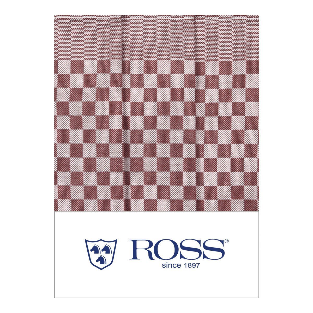 3-pack Cotton Tea Towels - Brown/checked - Home All