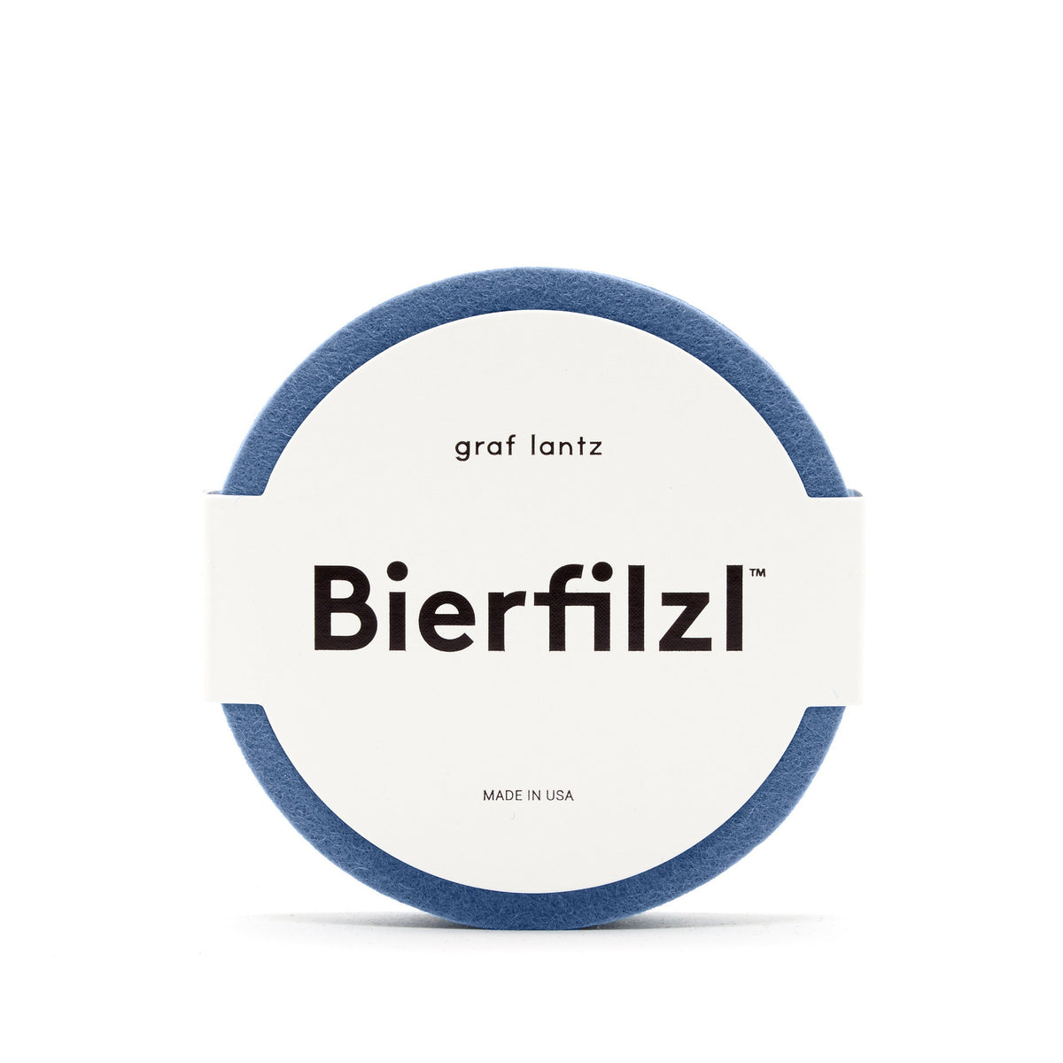 Graf Lantz, Round Solid German Felt Coasters, 4-Pack, Horizon- Placewares