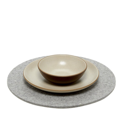 Graf Lantz, German Felt Round Trivets, 12 in, 12 in / Granite- Placewares