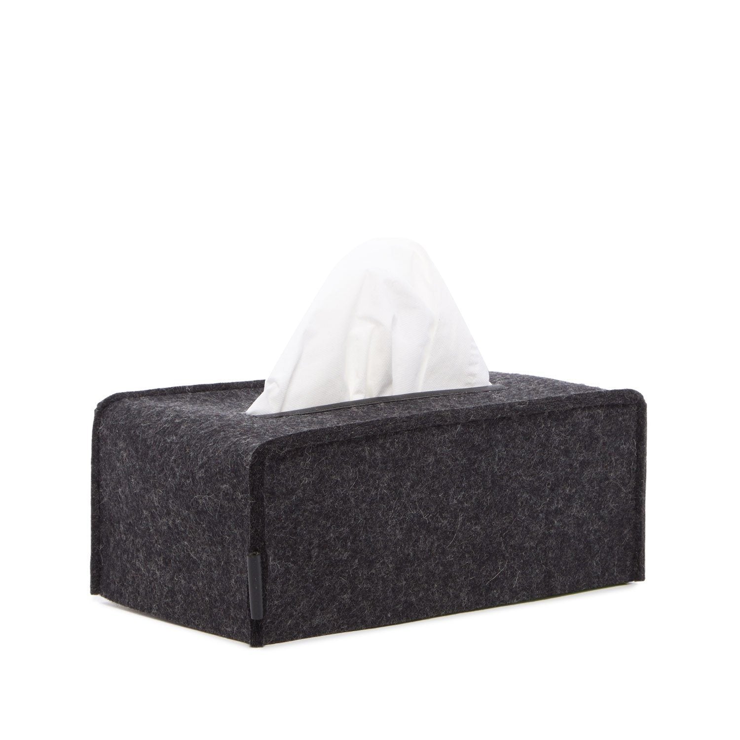 Graf Lantz, German Felt Tissue Boxes, Rectangle, Charcoal- Placewares