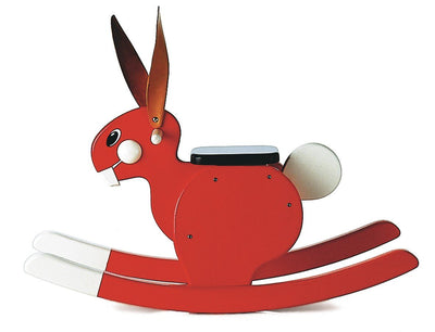 PlaySam, Rocking Rabbit, Red- Placewares