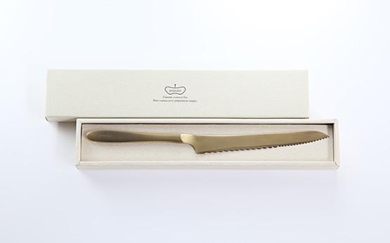 Shizu, Japanese Gold-Plated Bread Knife, - Placewares