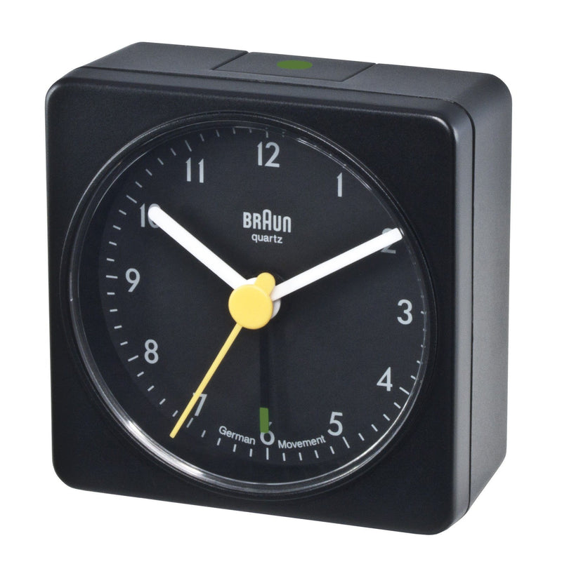 Braun, Braun Large Classic Alarm Clocks, Black- Placewares