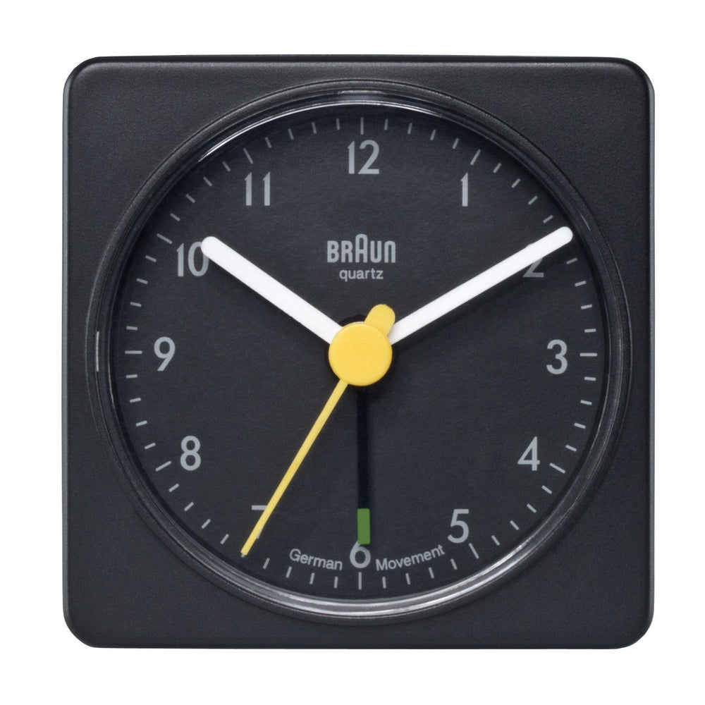 Braun, Braun Large Classic Alarm Clocks, Black- Placewares