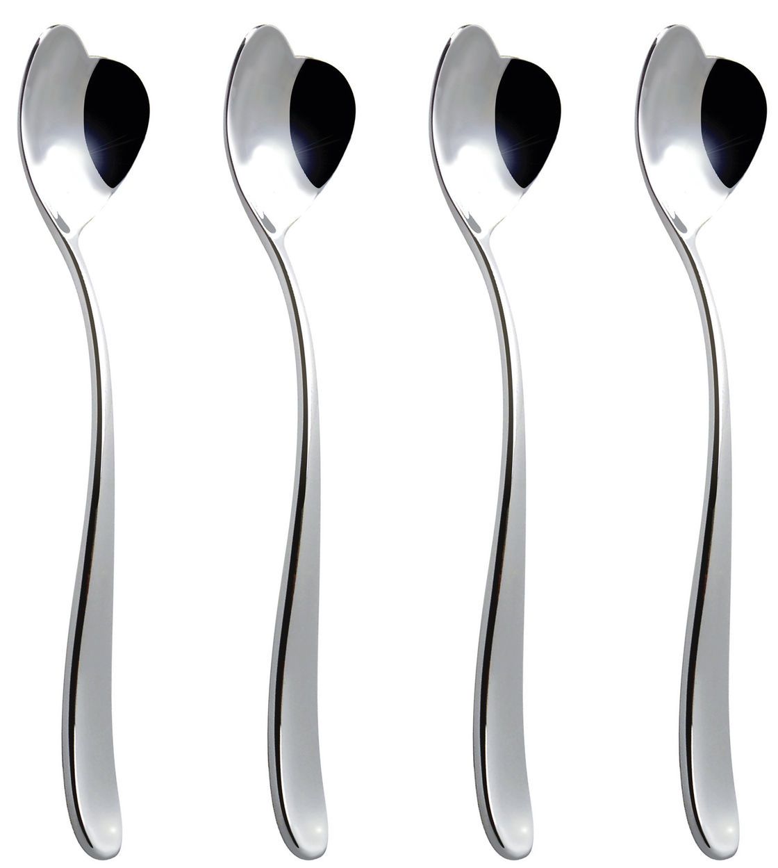 Alessi, Big Love Ice Cream Spoons, Set/4, Polished Stainless Steel- Placewares