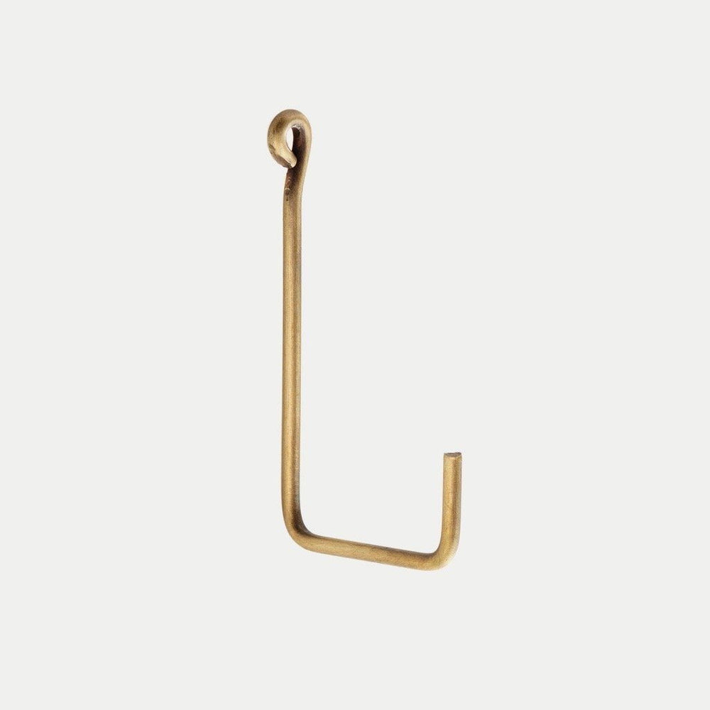 Fog Linen, Handmade Brass Single Hooks, Medium- Placewares