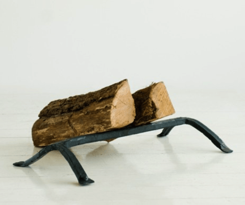 Conmoto, Ferro & Fuoco Black Steel Center Andiron, - Placewares