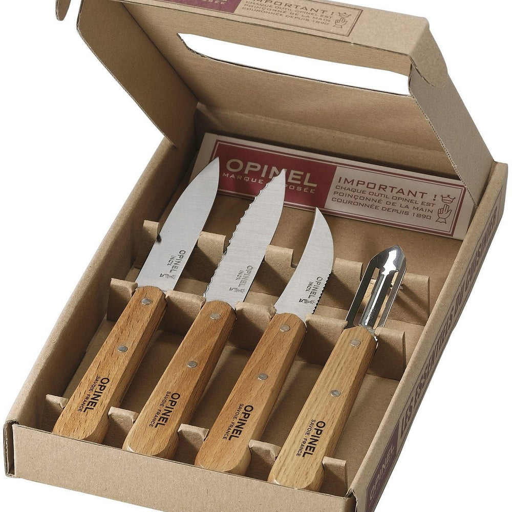 Opinel, Opinel Essentials Small Kitchen Knives - set/4, - Placewares