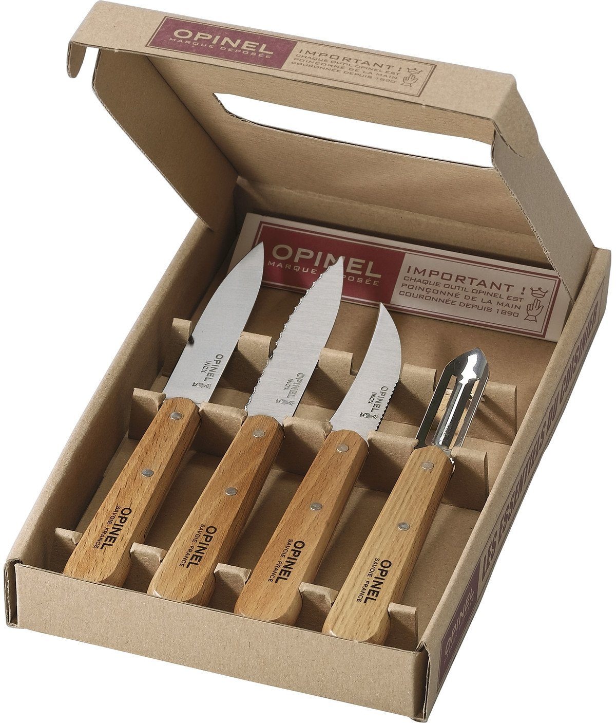 Essential Small Kitchen Knife Set - OPINEL USA