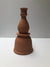Une de Nomade, Handmade Terra Cotta Candle Holders, Terra Cotta / 9.5-in Tall- Placewares