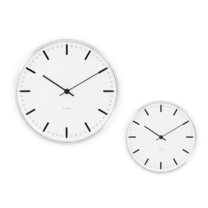 Arne Jacobsen, Arne Jacobsen City Hall Wall Clock, - Placewares