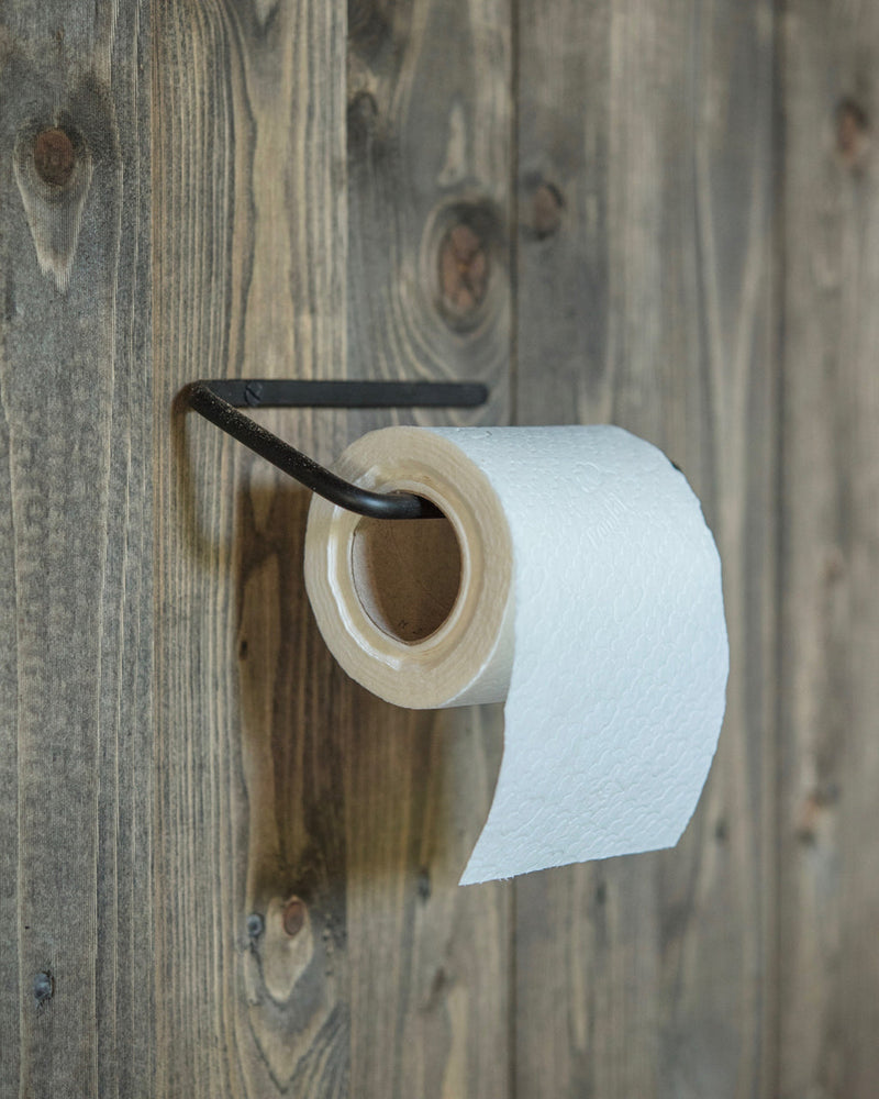 Fog Linen, Handmade Wrought Iron Toilet Paper Holder, One-Size- Placewares