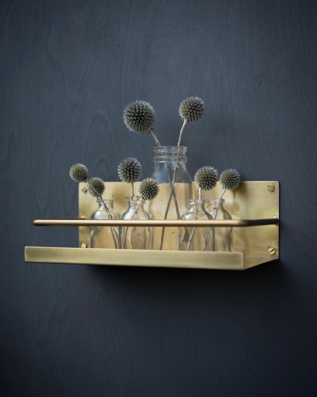 Fog Linen, Handmade Brass Shelf, - Placewares