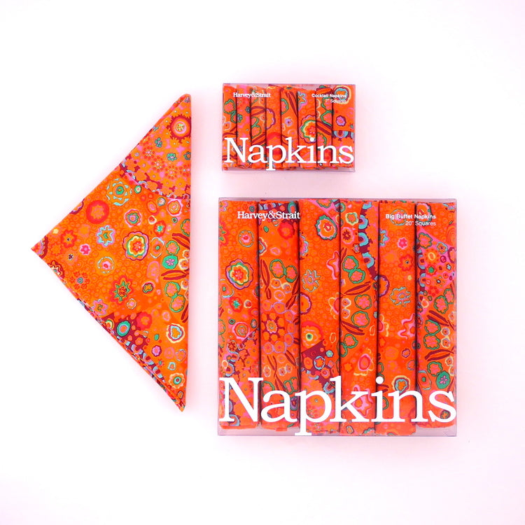 Harvey & Strait, Millefiore Cocktail Napkins, Set/8, - Placewares